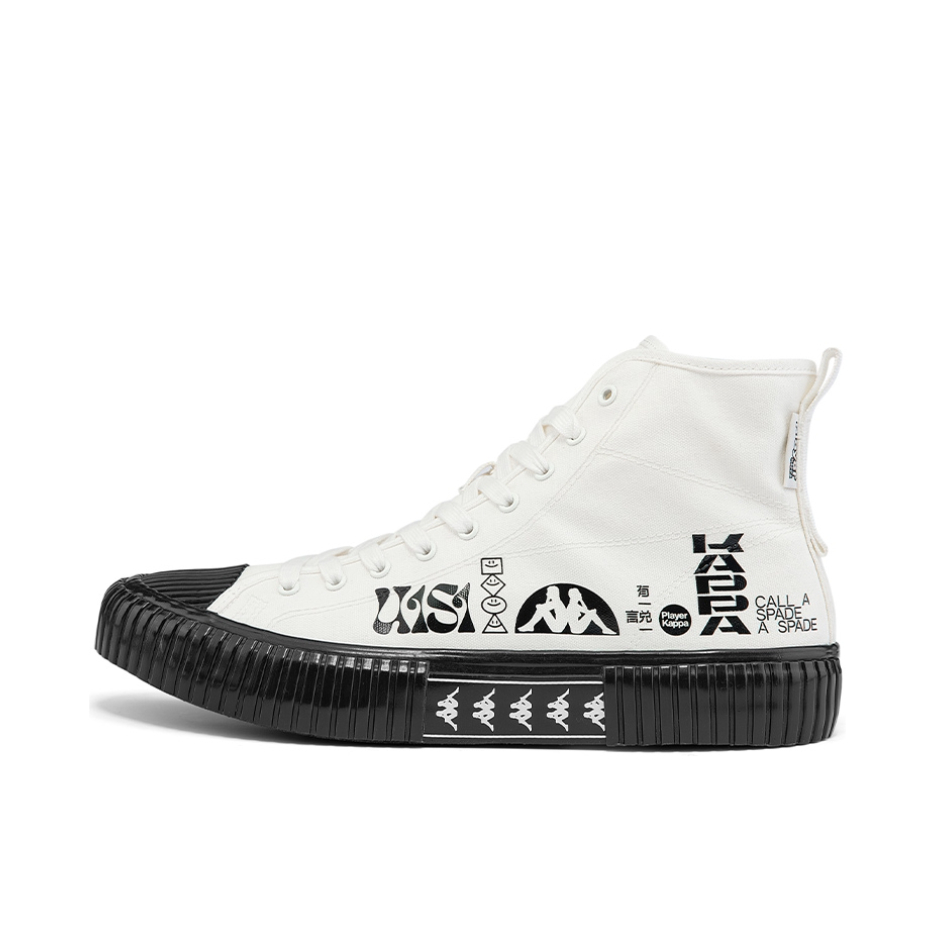 推荐商品：Kappa 艺术家联名 防滑耐磨 舒适轻便 饼干鞋 帆布鞋 K0BX5VS10D 深灰/黑色