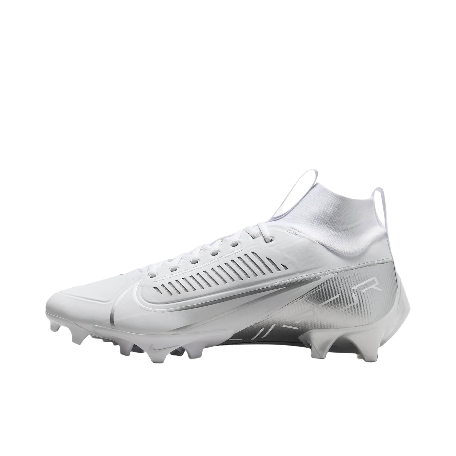 推荐商品：Nike Vapor Edge Pro 360 2 防滑耐磨 稳定支撑 减震透气 人造草坪 长钉 超纤 复合材质 包裹性 橄榄球鞋 白色
