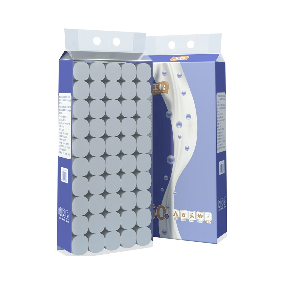 推荐商品：yumian/玉棉 金装系列 4层无芯卷纸 木浆