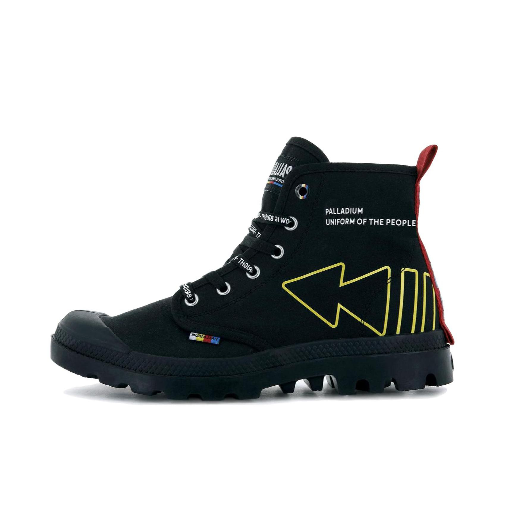 推荐商品：Palladium Pampa Dare REWFWD 防滑耐磨 生活休闲 帆布鞋 黑色
