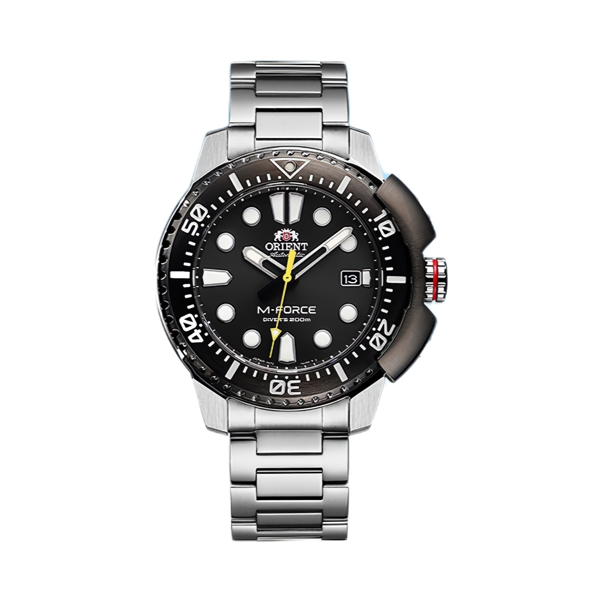 推荐商品：ORIENT/东方双狮 时尚运动防水夜光水鬼潜水精钢表带全自动机械男士手表