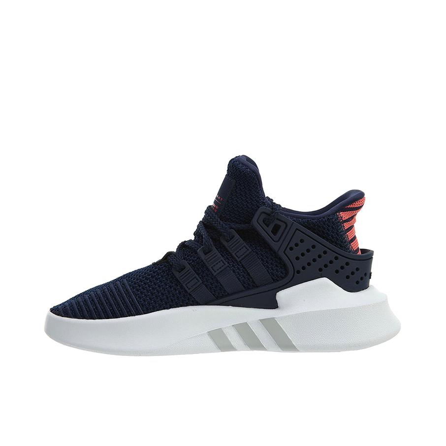 推荐商品：adidas Originals  EQT BASK ADV  防滑耐磨 减震回弹 轻便透气 复古百搭 休闲鞋 Collegiate Navy Real Coral 海军蓝/橙
