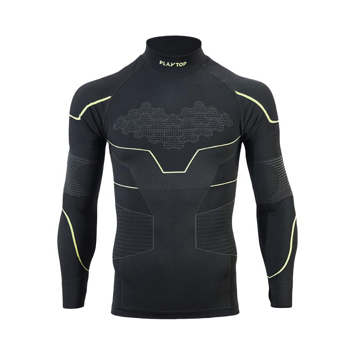 推荐商品：PLAY TOP 国风极胄滑雪速干保暖内衣 PT23WJ01 男款/玄天黑