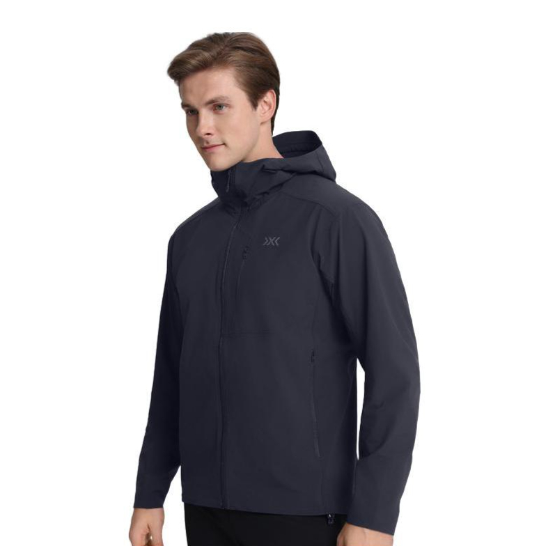 推荐商品：X-BIONIC 风盾防风拒水耐磨连帽夹克 XJM-25615 深炭灰