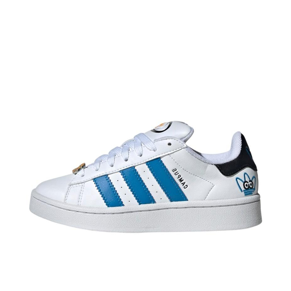 推荐商品：adidas Originals Campus 00s 板鞋 面包鞋 复古缓震透气轻便薄底贴合耐穿圆头包裹性平跟支撑 大童/白色/蓝色/黑色