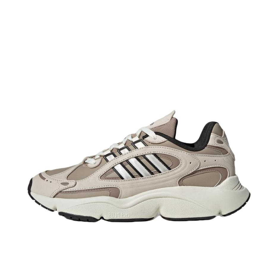 推荐商品：adidas Originals Ozmillen 舒适缓震 网面 防滑耐磨 复古 运动休闲鞋 老爹鞋 清澈棕/汉玉白/粉棕