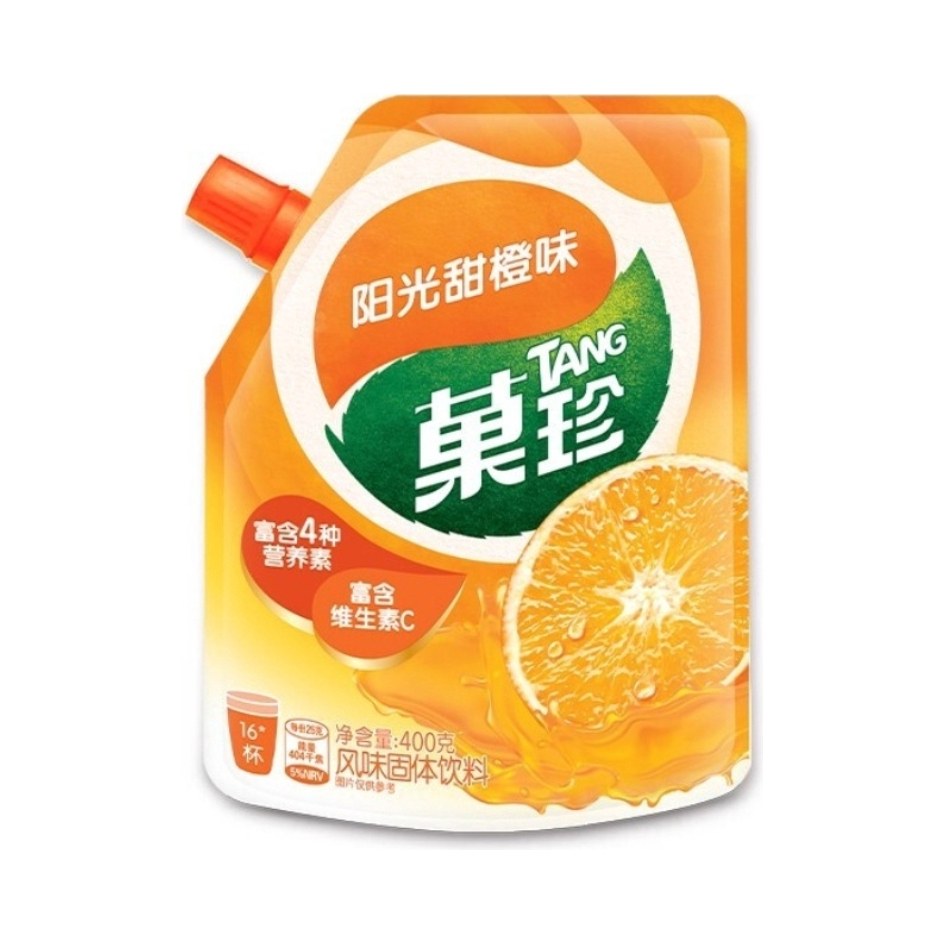 推荐商品：菓珍 风味固体饮料 400g 袋装 阳光甜橙味