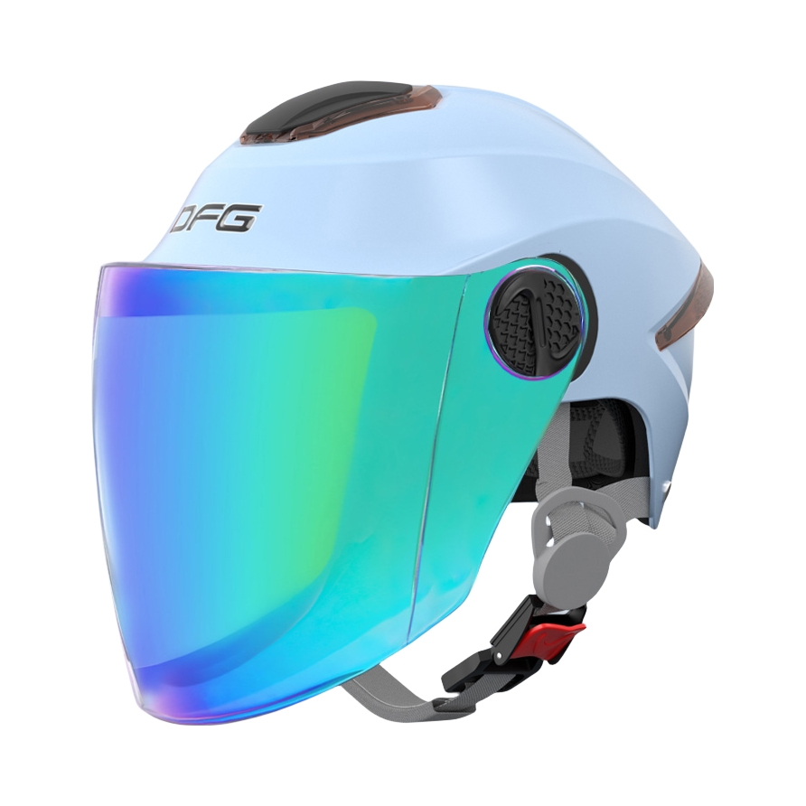 推荐商品：DFG 856 防晒 半盔 透气 电动车头盔