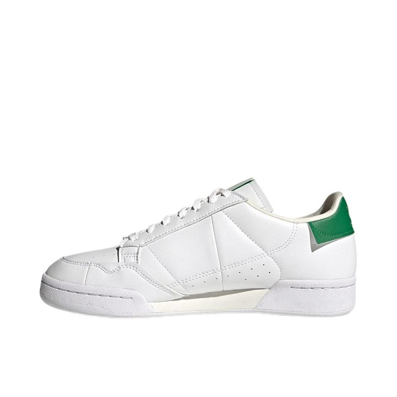 推荐商品：adidas Originals Continental 80 运动休闲鞋 板鞋 经典复古防滑耐磨防水舒适 白色/绿色
