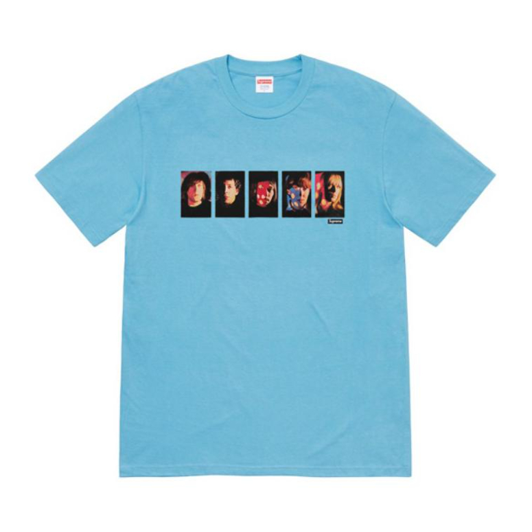 Supreme The Velvet Underground Nico乐队联名美式丝绒短袖T恤