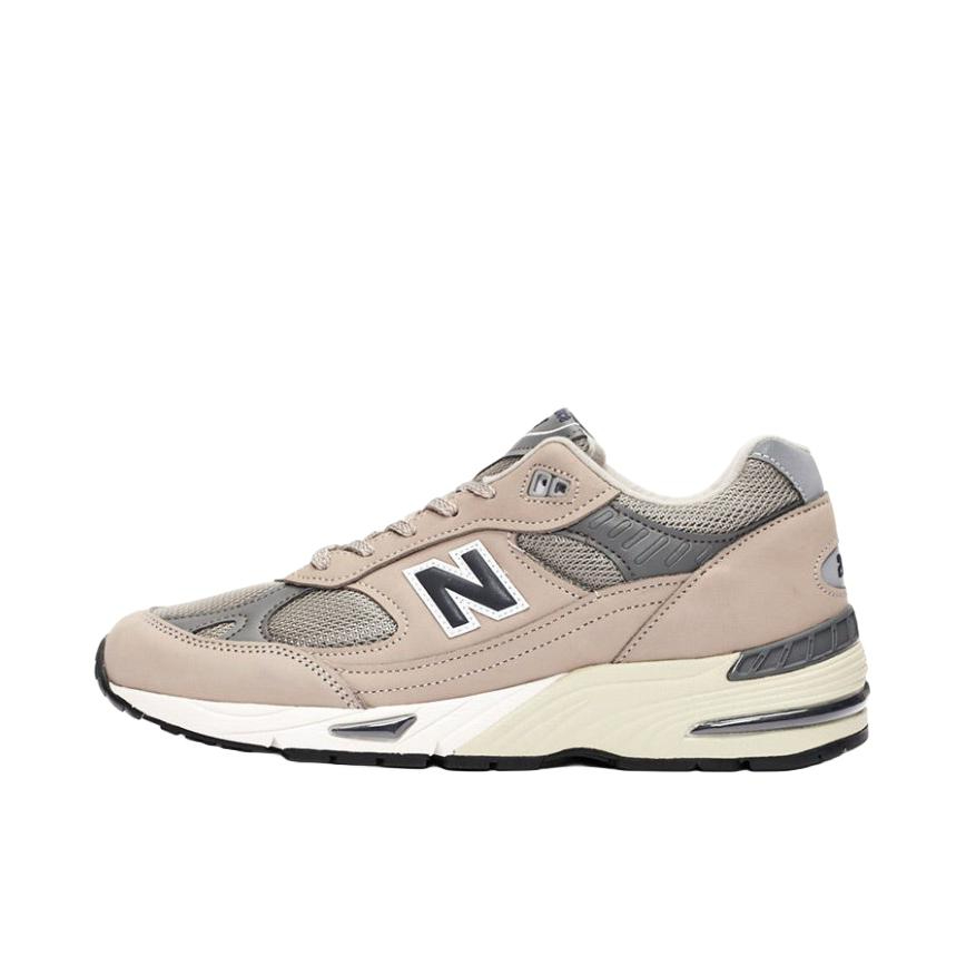推荐商品：New Balance 991 跑鞋 舒适减震防滑耐磨织物网布透气经典复古休闲运动百搭通勤贴合 灰色/褐红