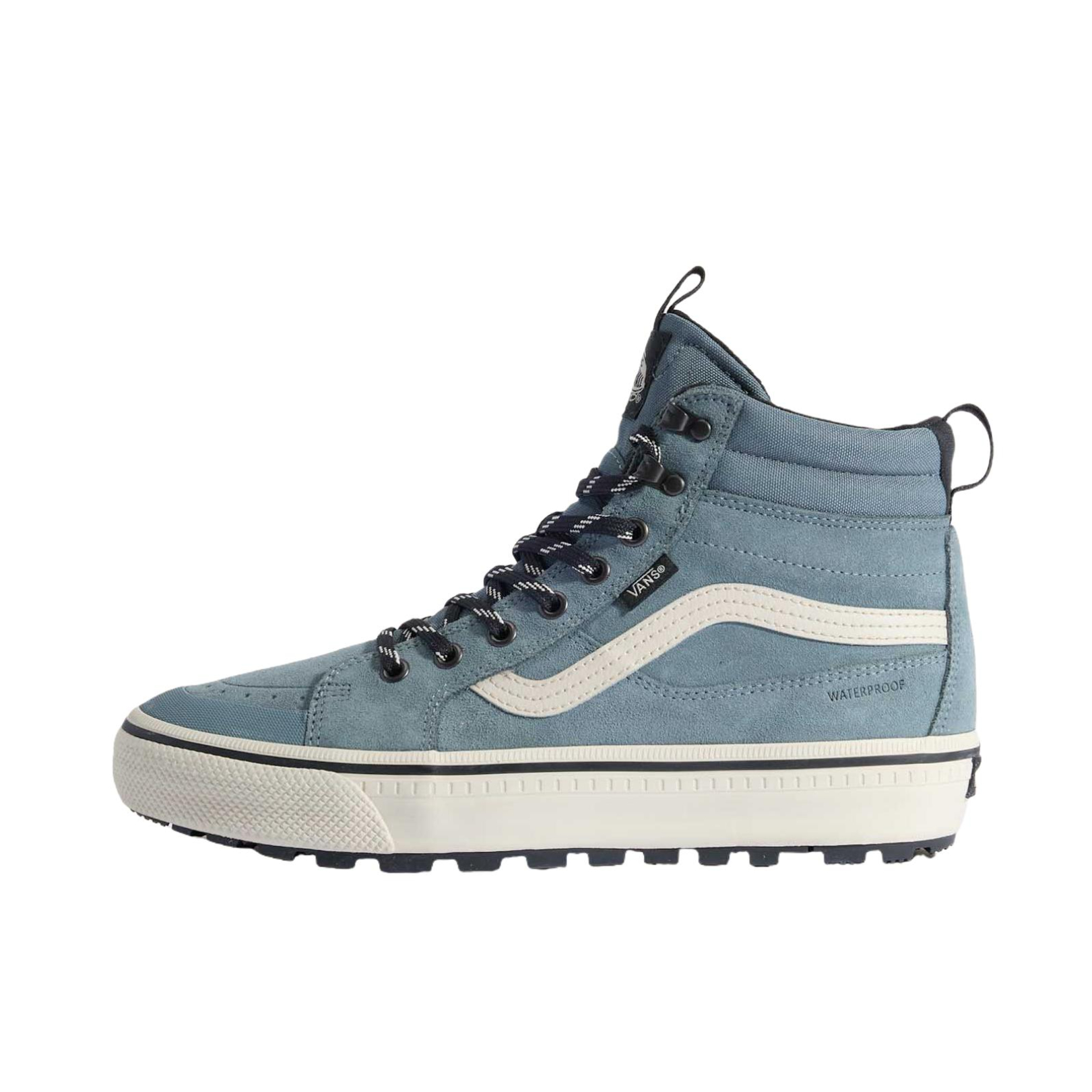 推荐商品：Vans/范斯 MTE Sk8-Hi 板鞋 防滑耐磨高帮舒适百搭平跟户外支撑贴合包裹性 蓝色