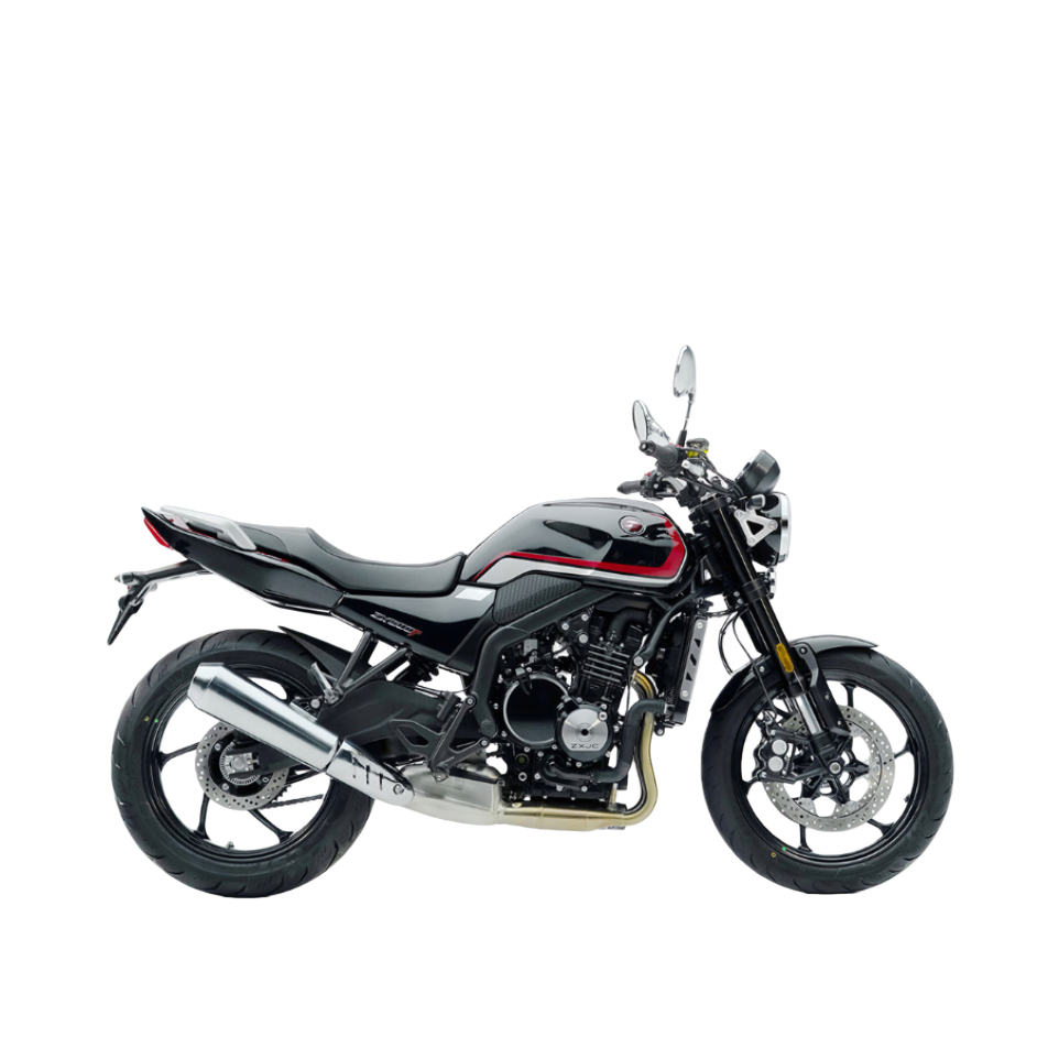 推荐商品：【门店自提】zxmoto/张雪机车 500F 燃油 复古 四缸 减震 二轮摩托车