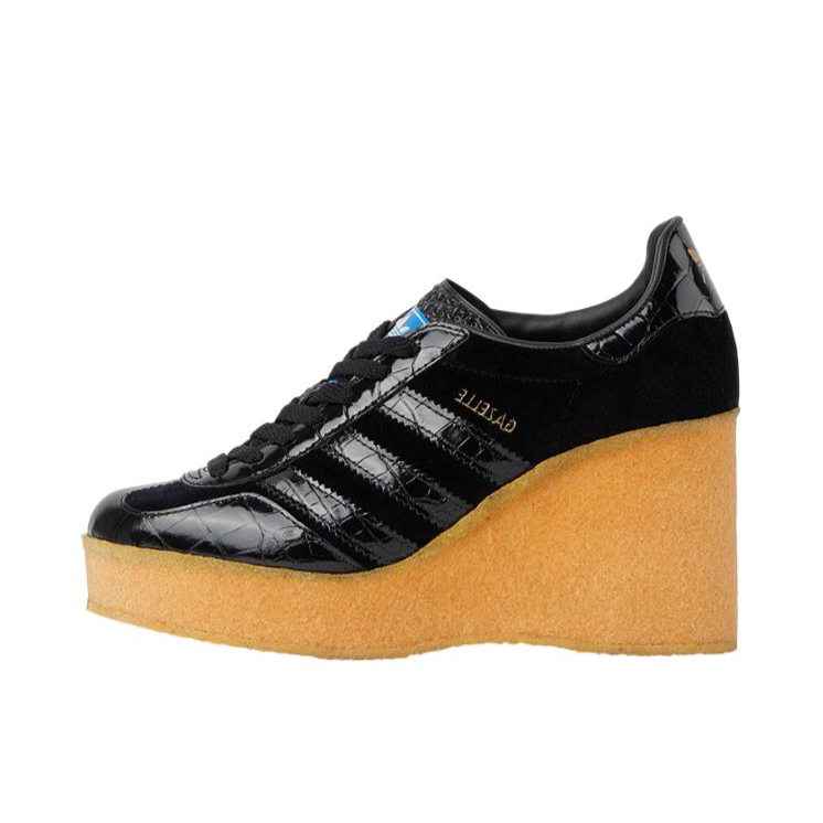 推荐商品：Gucci Gazelle系列 时尚帆布 休闲鞋 725628 AAA2M 8043 Adidas originals 联名/黑色
