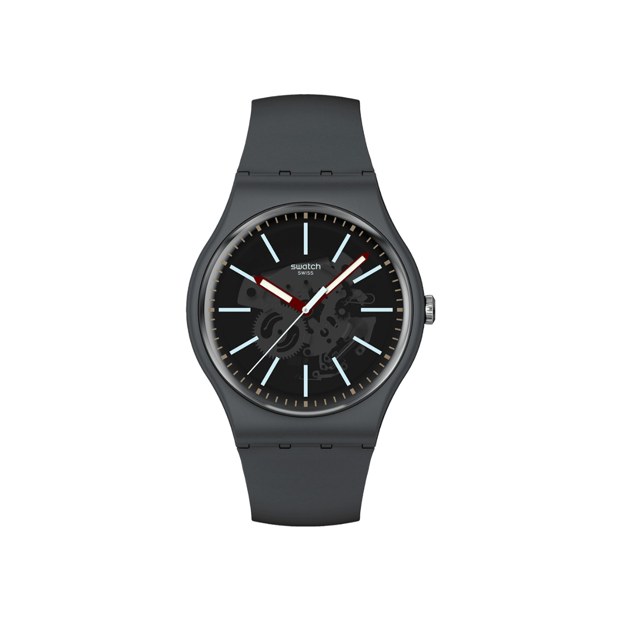 推荐商品：Swatch 41mm生物源材料表带石英男士手表