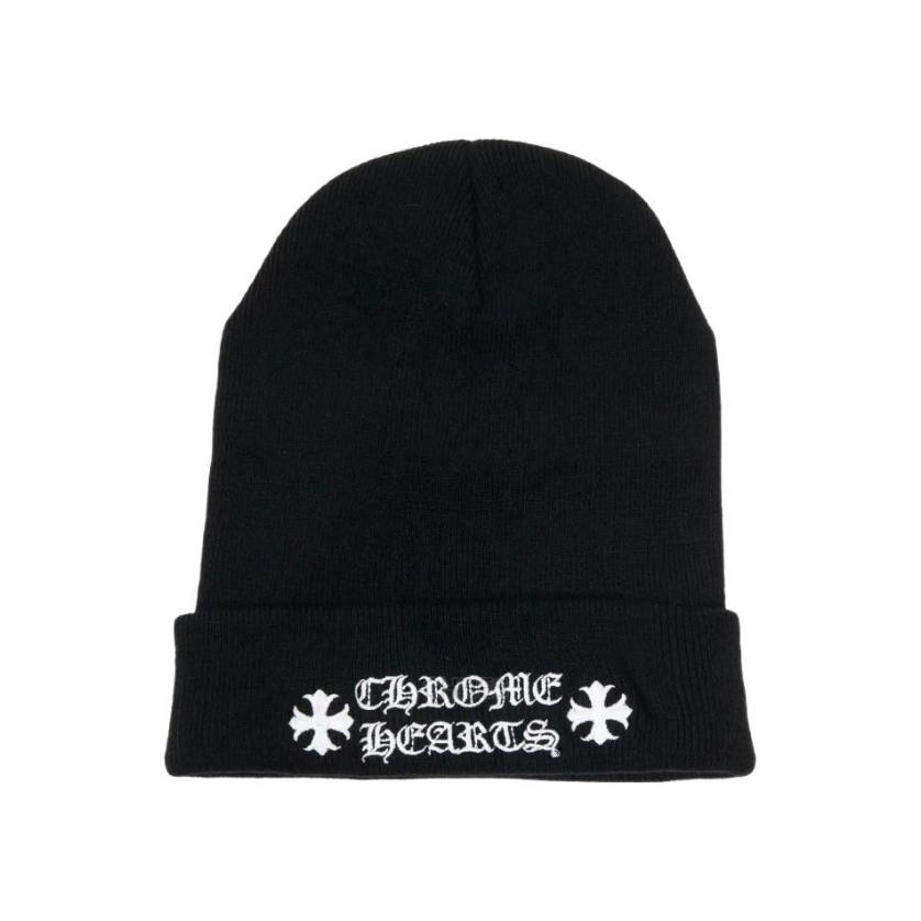 推荐商品：Chrome Hearts/克罗心 刺绣情侣保暖绒线针织帽 CH-CAP-2023015