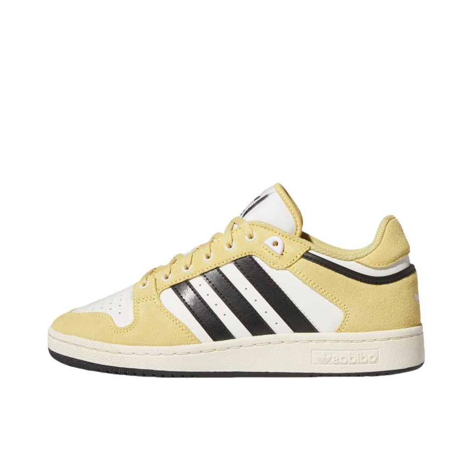推荐商品：adidas Originals Centennial RM 板鞋 经典复古百搭防滑耐磨舒适轻便篮球风 黄色/黑色/亮白色