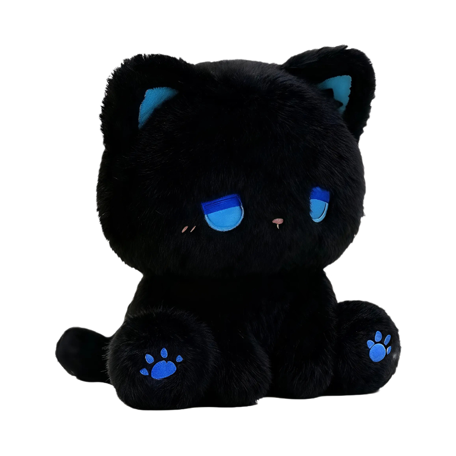 推荐商品：【生日礼物】繁森 可爱emo呆萌熊白蓝熊熊坐姿 毛绒玩具