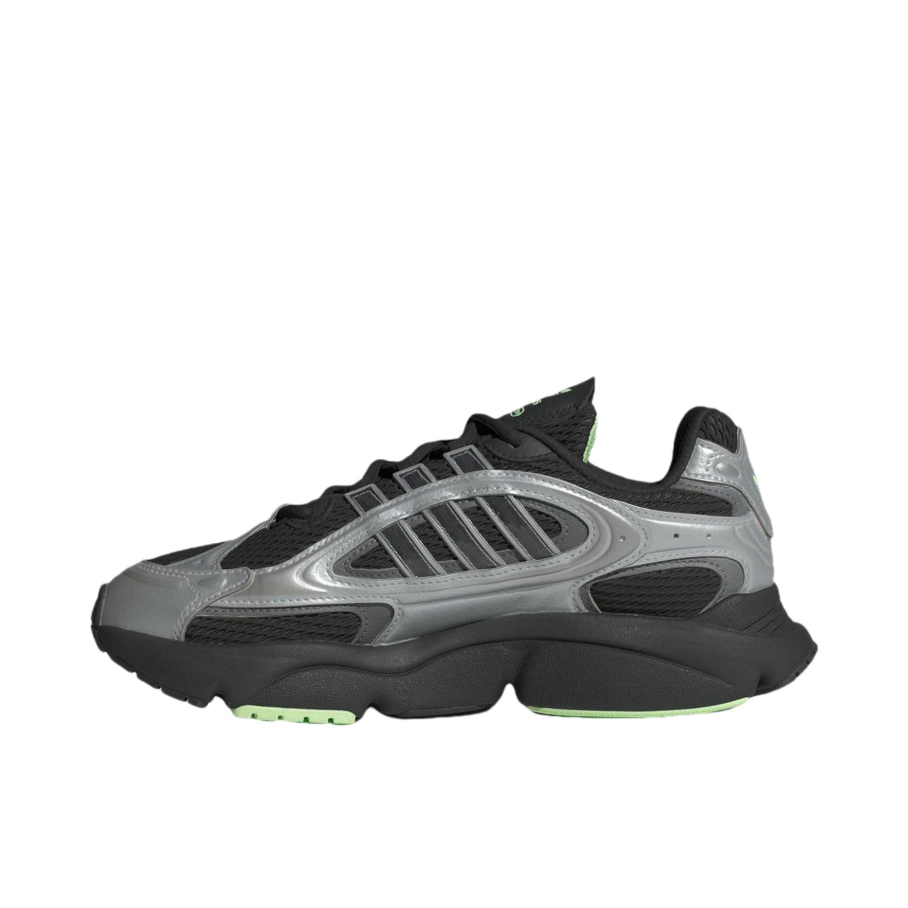 推荐商品：adidas Originals Ozmillen 舒适缓震 网面 防滑耐磨 复古 运动休闲鞋 老爹鞋 黑色/银色/灰色