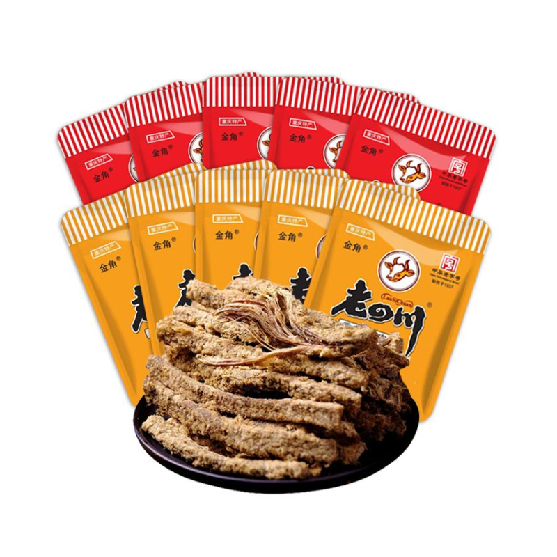 推荐商品：老四川 牛肉干 456g 袋装 重庆特产中华老字号 2口味