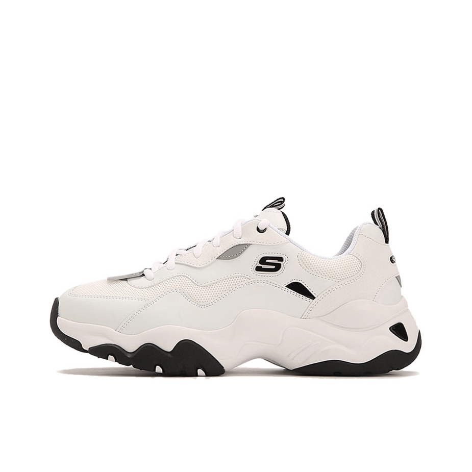 推荐商品：Skechers/斯凯奇  D'Lites 3.0  老爹鞋 熊猫鞋 复古厚底增高支撑 白色/黑色/灰色