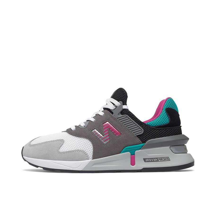 推荐商品：New Balance 997 时尚复古 防滑耐磨 透气舒适 运动休闲鞋 灰白/彩色