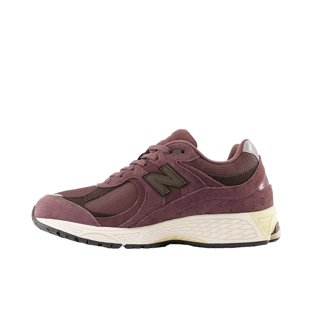 推荐商品：New Balance 2002R 跑鞋 缓震防滑耐磨透气复古拼接防水气垫慢跑支撑 浅酒红
