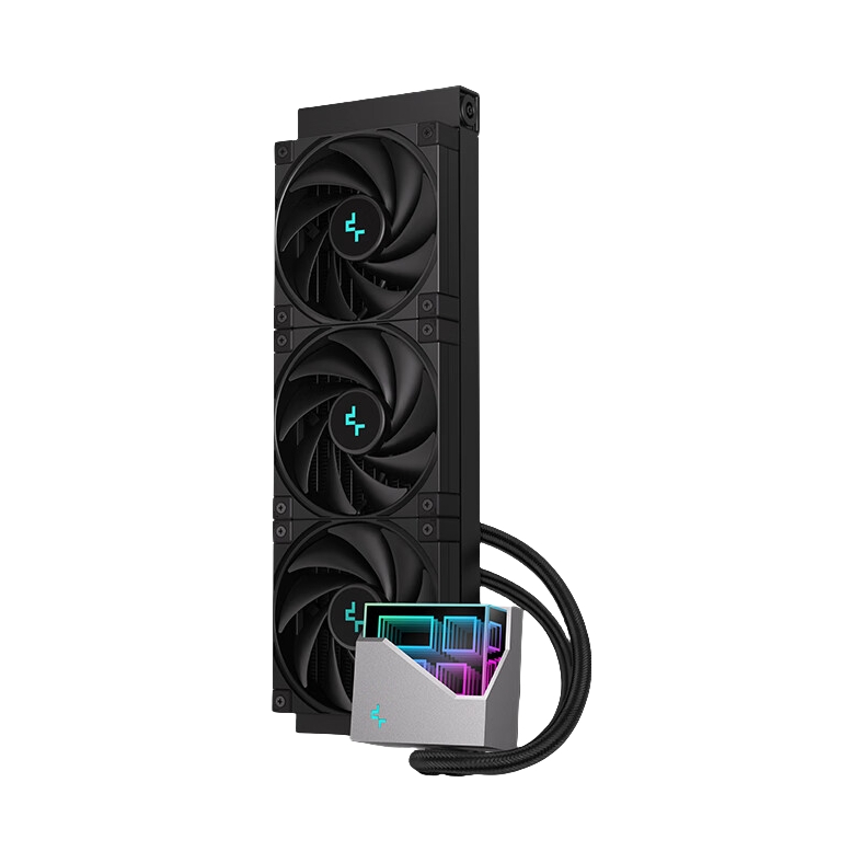 推荐商品：DEEPCOOL/九州风神 冰魔方 360 CPU水冷散热器 多平台 高效散热 低噪音 无限镜像 高性能