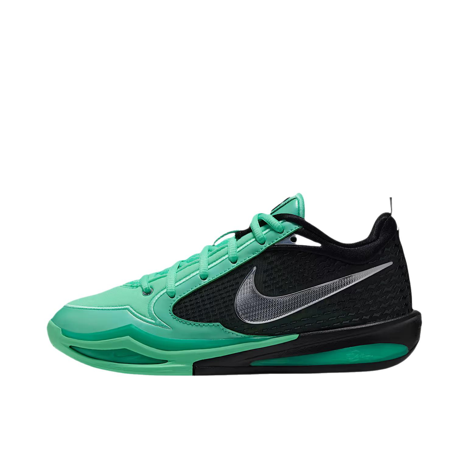 推荐商品：Nike Sabrina 4 篮球鞋 圆头厚底实战系带 大童/光辉绿/金属银/黑色/荧光黄