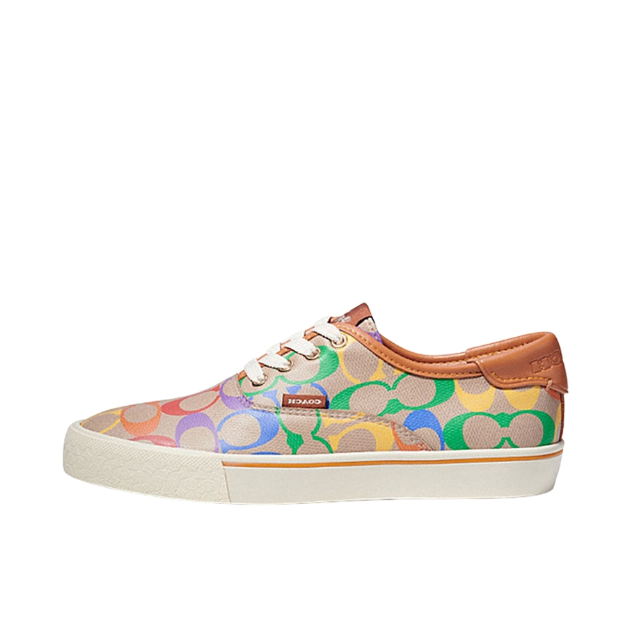 推荐商品：Coach Citysole 舒适轻便 透气耐磨 潮流时尚 运动 提花标志 休闲鞋 C5188_SL1 女款/彩虹