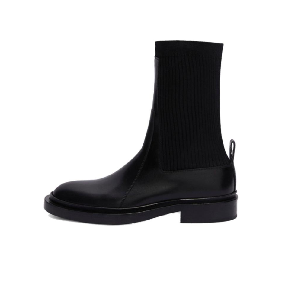Jil Sander 皮革 切尔西靴 JS37201A-14030