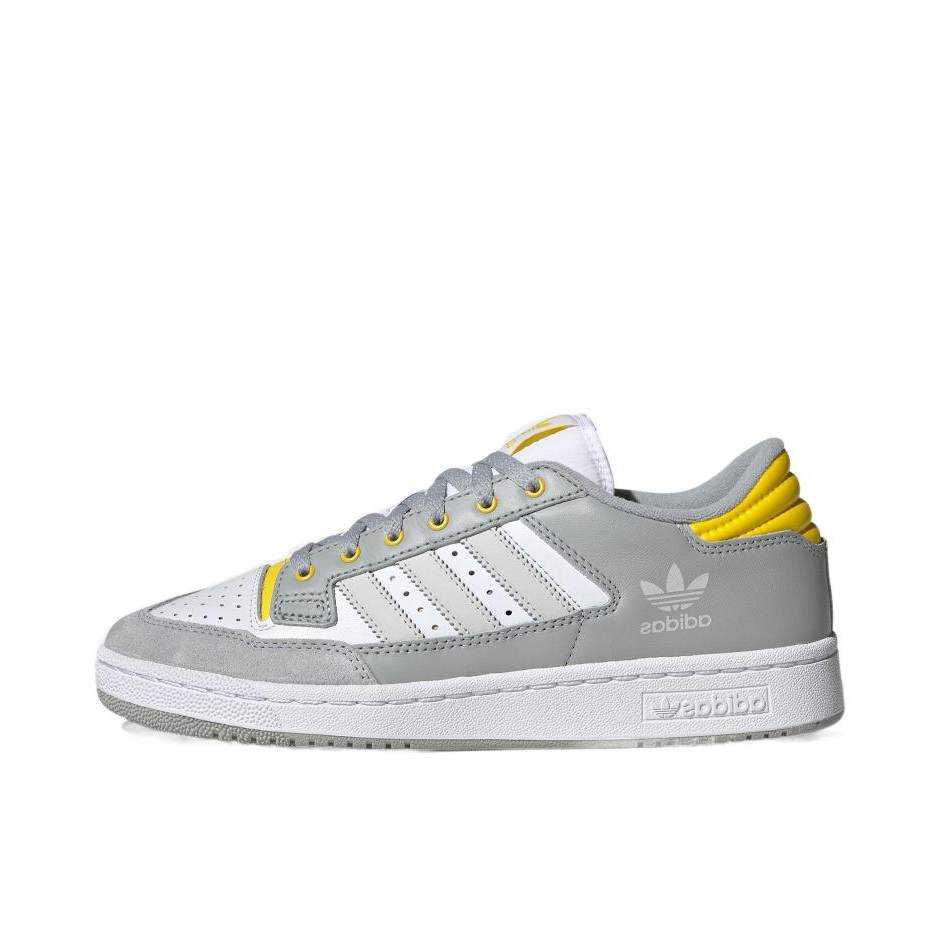 推荐商品：adidas originals Centennial 85 板鞋 舒适轻便防滑减震耐磨复古 浅灰/白色/黄色