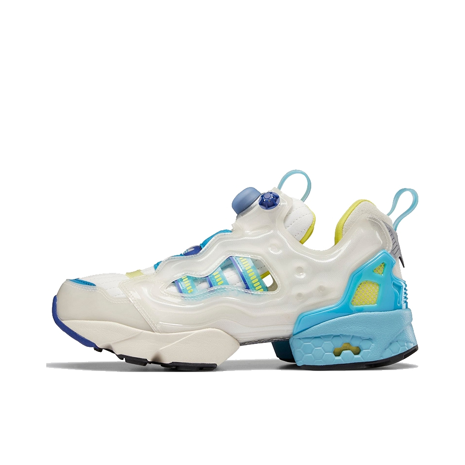 推荐商品：Reebok/锐步 ZX Flux 跑鞋 缓震回弹防滑耐磨舒适透气运动休闲支撑轻便裹性 白青蓝