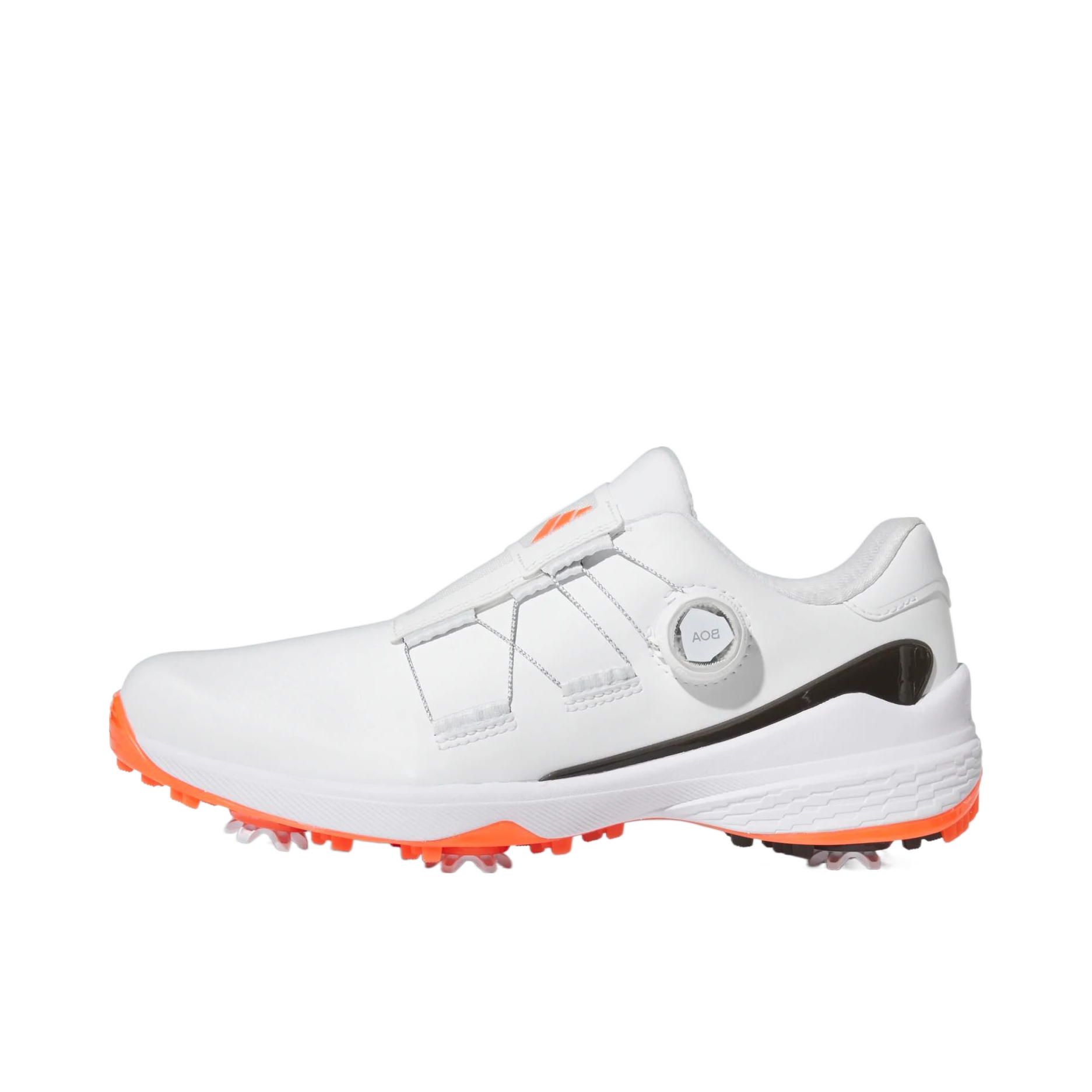 推荐商品：adidas ZG23 Boa Glof 减震防滑 耐磨 按钮 高尔夫鞋 白色/黑色/橙色