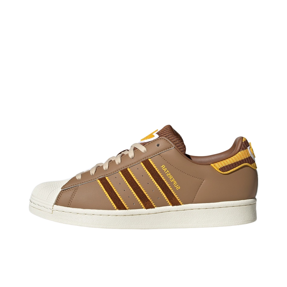 推荐商品：【宋雨琦同款】 adidas Originals Superstar 板鞋 轻便贝壳头薄底舒适百搭耐磨复古 咖啡色