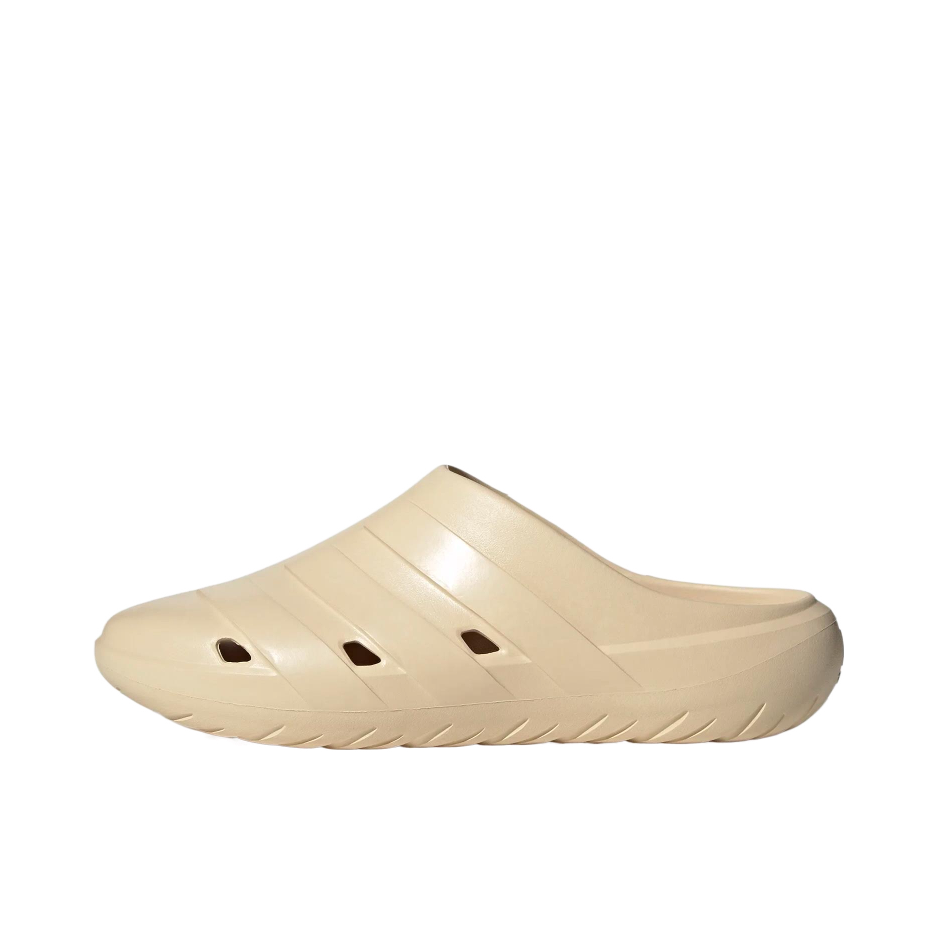 推荐商品：adidas Adicane Clogs 舒适百搭 轻便透气 防滑耐磨 防磨 包头 运动 拖鞋 米色