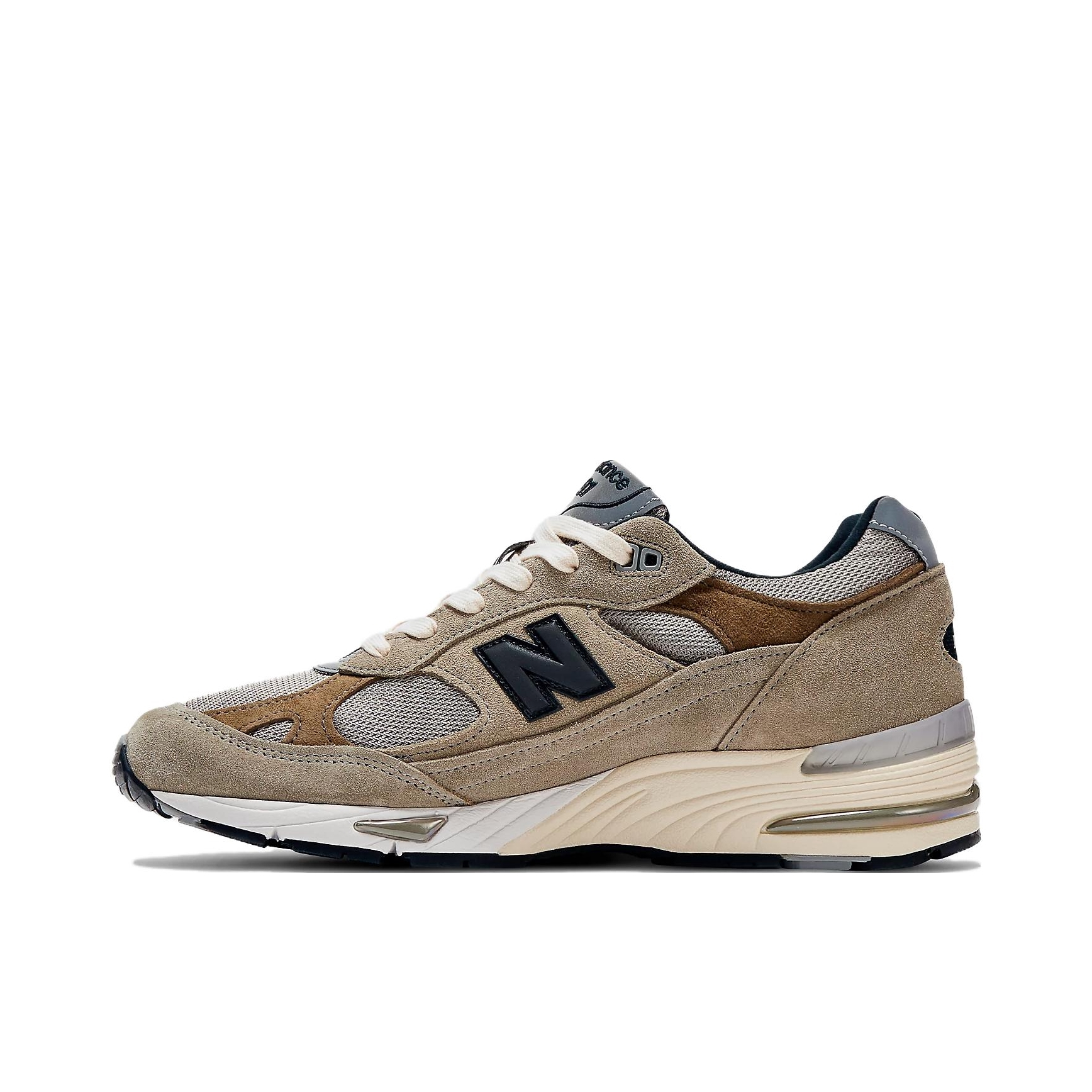 推荐商品：New Balance 991 跑鞋 舒适减震防滑耐磨织物网布透气经典复古休闲运动百搭通勤贴合 JJJJound联名/棕色