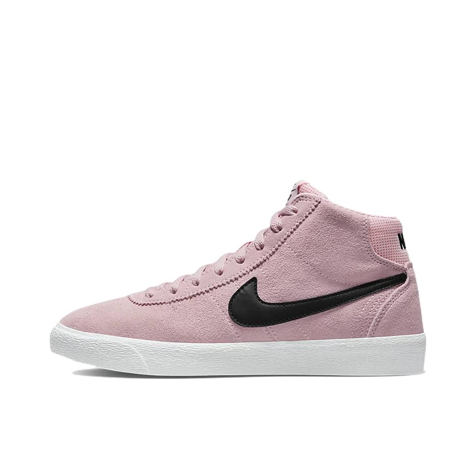 推荐商品：Nike SB Bruin 防滑耐磨 舒适百搭 轻便透气 复古 简约 休闲 板鞋 男款/粉色/白色