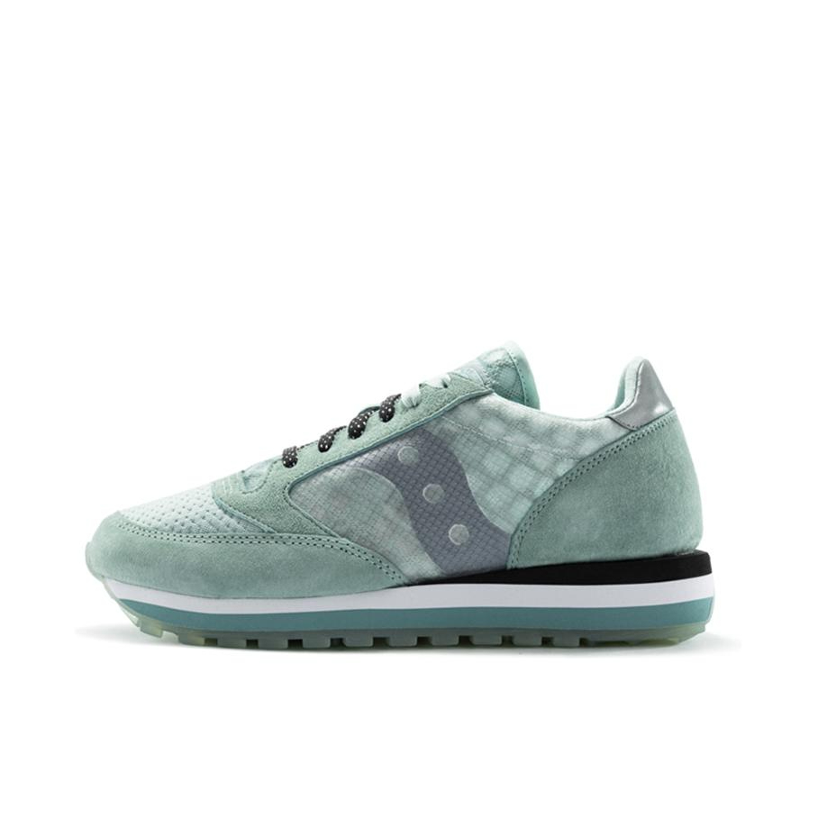 推荐商品：Saucony/索康尼 Jazz Triple 耐磨防滑 减震透气 复古百搭 运动休闲鞋 浅绿