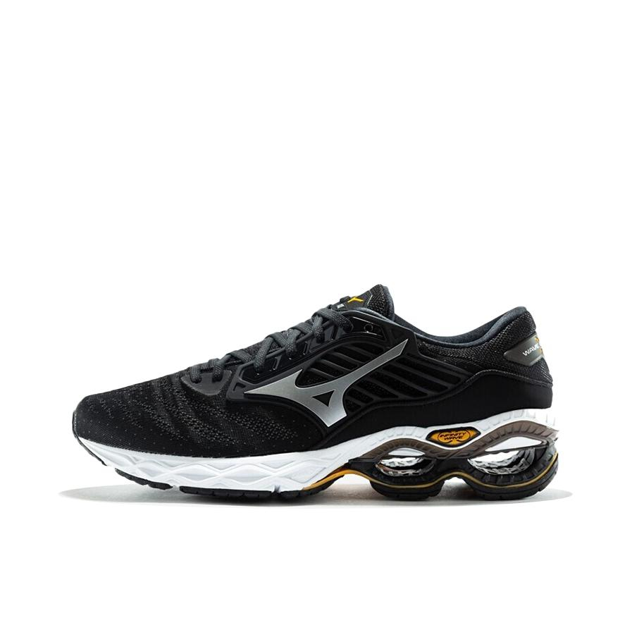 推荐商品：Mizuno/美津浓 Wave Creation 22 舒适减震 防滑耐磨 轻便 网布透气 百搭 织物 合成革 防水 马拉松 跑鞋 黑色/白色