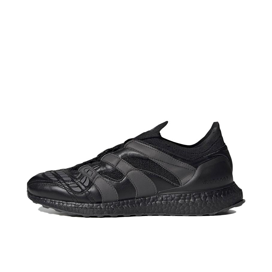 推荐商品：adidas Predator Accelerator Trainers IC/IN 超顶级 平底 室内 耐磨防滑轻便 足球鞋 黑色·