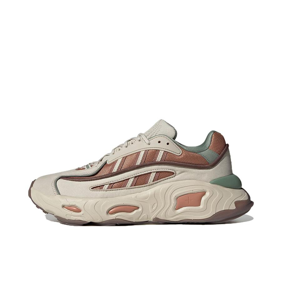 推荐商品：adidas Originals Oznova 减震耐磨 防滑透气 复古 老爹鞋 浅卡其棕/咖啡棕/绿色