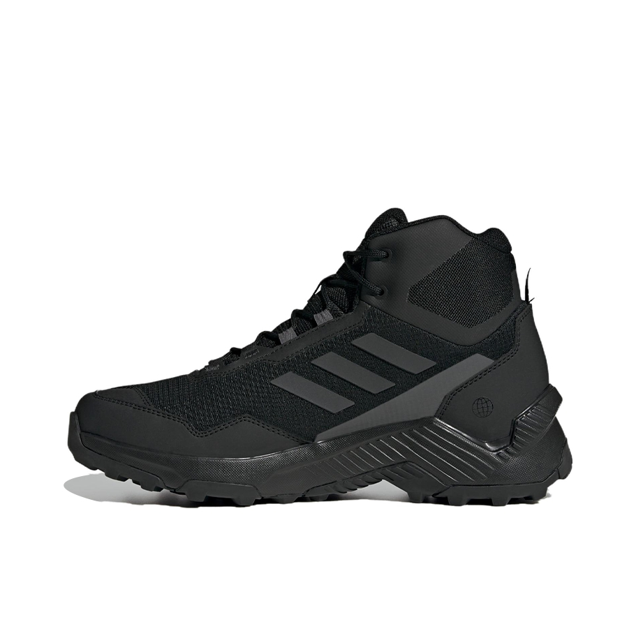 推荐商品：adidas Eastrail 2.0 防滑耐磨 舒适透气 防水 织物 徒步鞋 高帮/黑色