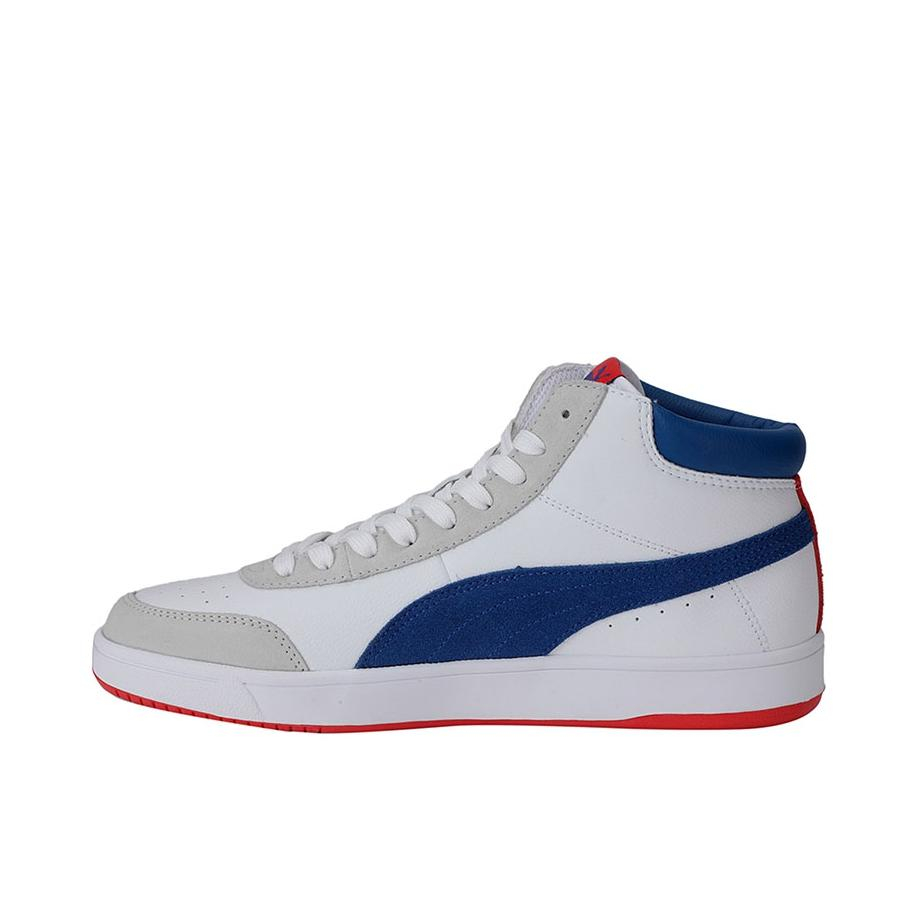 推荐商品：Puma/彪马 Court Legend 小白鞋 板鞋 经典复古防滑耐磨舒适轻便百搭圆头 高帮/白色/蓝色/红色