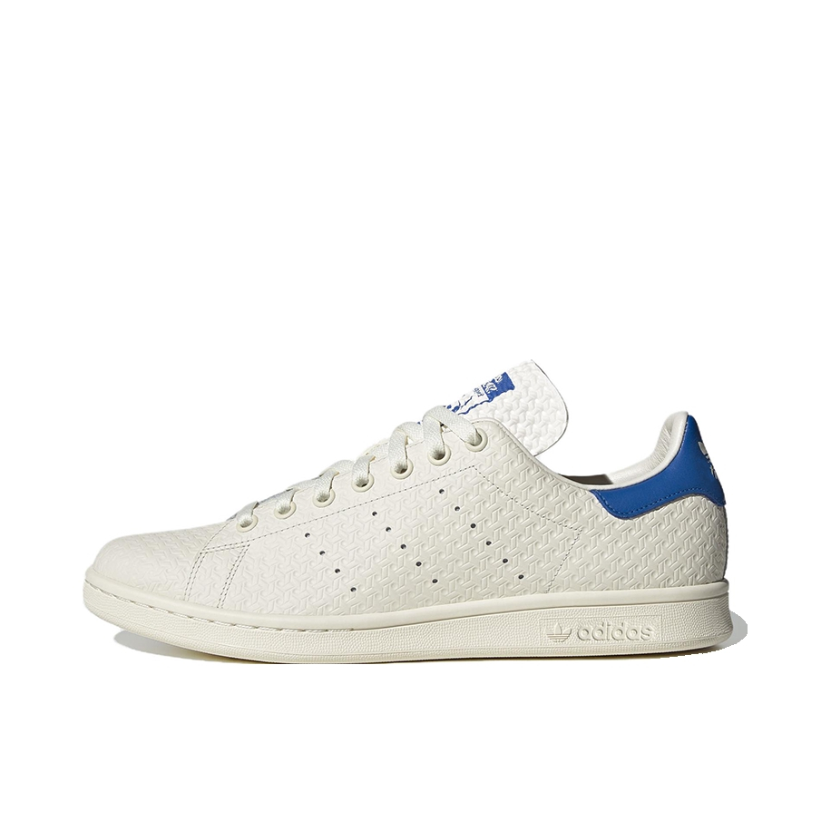 推荐商品：adidas Originals Stan Smith 板鞋 减震透气轻便低帮包裹性 皮革/白色/蓝色