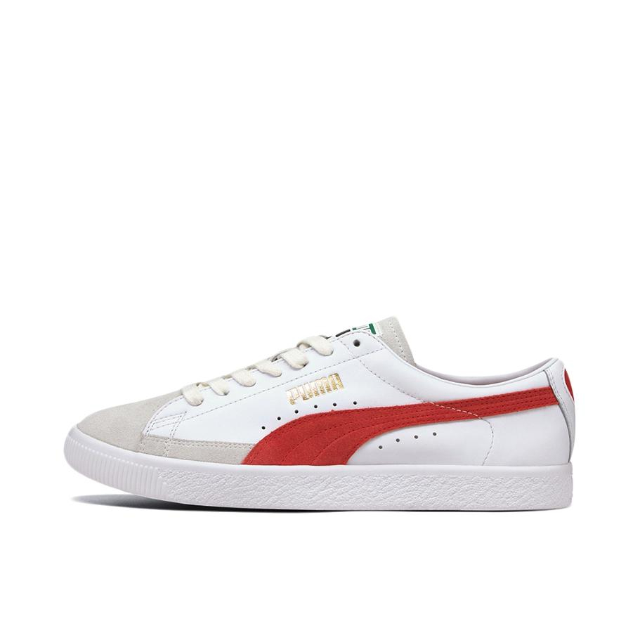 推荐商品：Puma/彪马 Basket 板鞋 防滑耐磨舒适轻便透气复古 白红灰