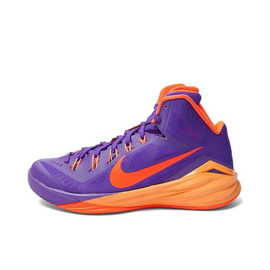 推荐商品：Nike Hyperdunk 2014 篮球鞋 减震回弹防滑耐磨包裹性支撑圆头实战高帮 国内版/紫色/橙色