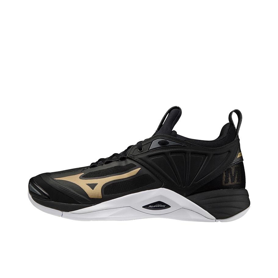 推荐商品：Mizuno/美津浓 Wave Momentum 2 防滑耐磨 缓震 舒适透气 轻便 织物 排球鞋 黑色/金色