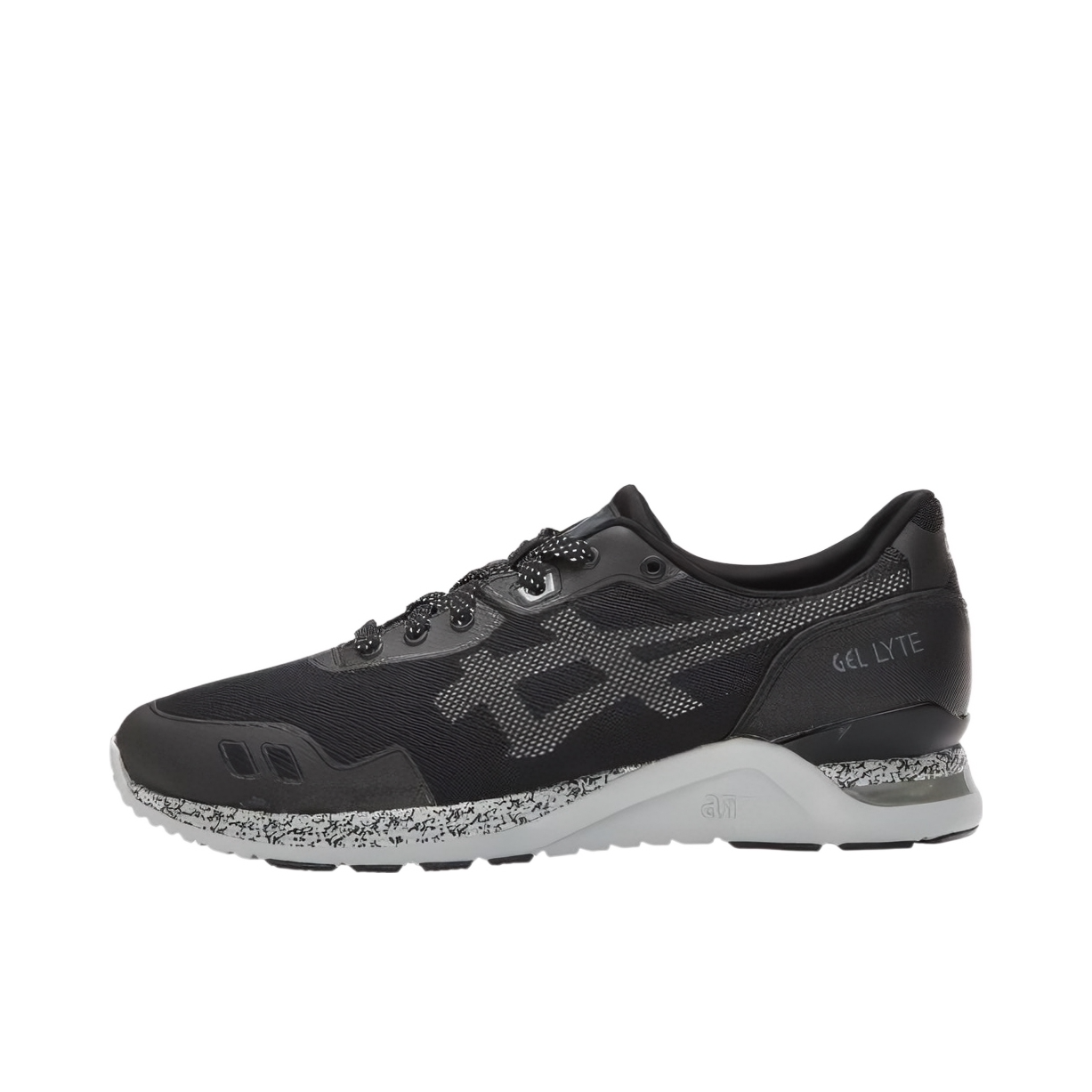推荐商品：Asics/亚瑟士 Gel-Lyte Evo 跑鞋 透气舒适减震耐磨运动低帮 黑灰泼墨