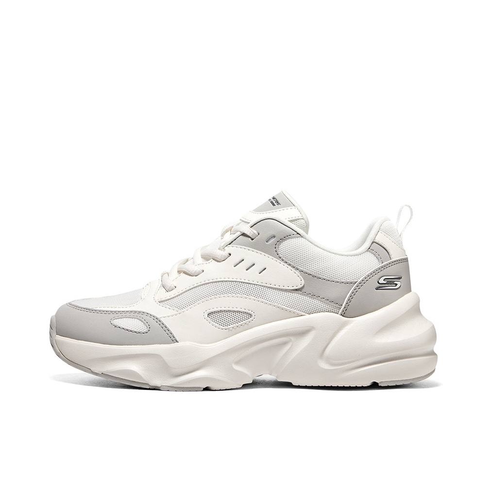 推荐商品：Skechers/斯凯奇 Bobs Bamina 2 防滑耐磨 舒适透气 时尚百搭 运动休闲鞋 117363 白色/灰色